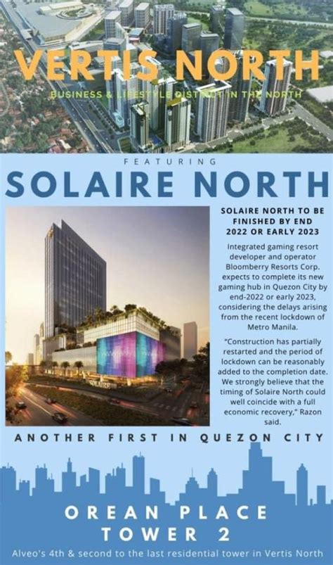 solaire sm north|Solaire North finish eyed after 2021 .